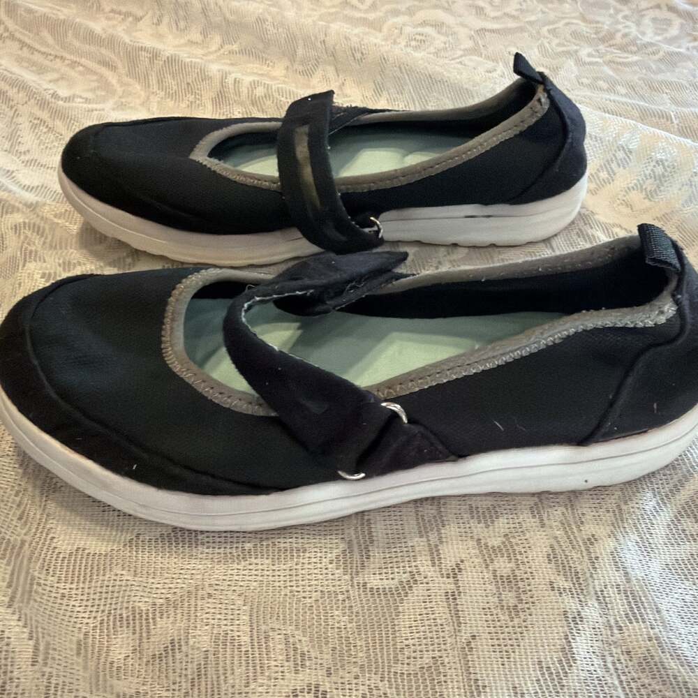 Athletech Women's Black Mary Jane Sneakers Shoes 5 Medium Comfort - Picture 7 of 8